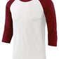 PLUS Mens 3/4 Sleeve Baseball Shirts