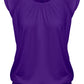 PLUS WOMENS SOLID SHORT SLEEVE SWEETHEART TOP