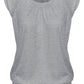 PLUS WOMENS SOLID SHORT SLEEVE SWEETHEART TOP