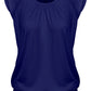 PLUS WOMENS SOLID SHORT SLEEVE SWEETHEART TOP