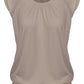 PLUS WOMENS SOLID SHORT SLEEVE SWEETHEART TOP